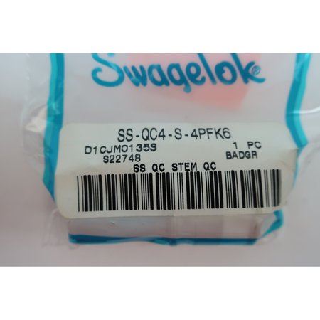 Swagelok SS-QC4-S-4PFK6 QUICK CONNECT STEM 1/4IN STAINLESS NPT SS-QC4-S-4PFK6